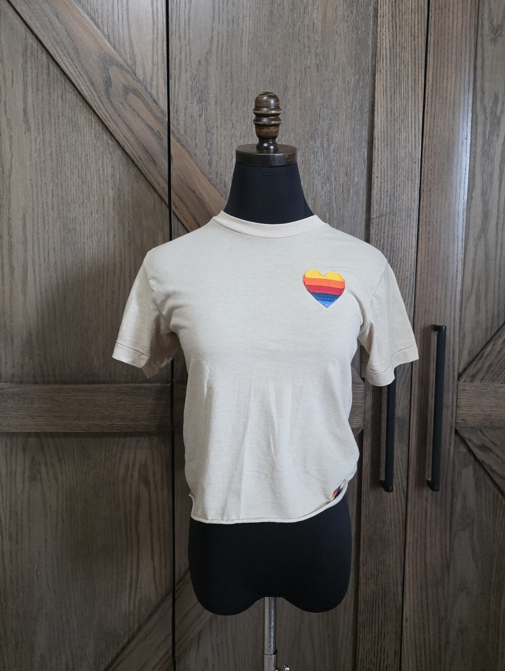 Aviator Nation Baby Heart Patch Tee